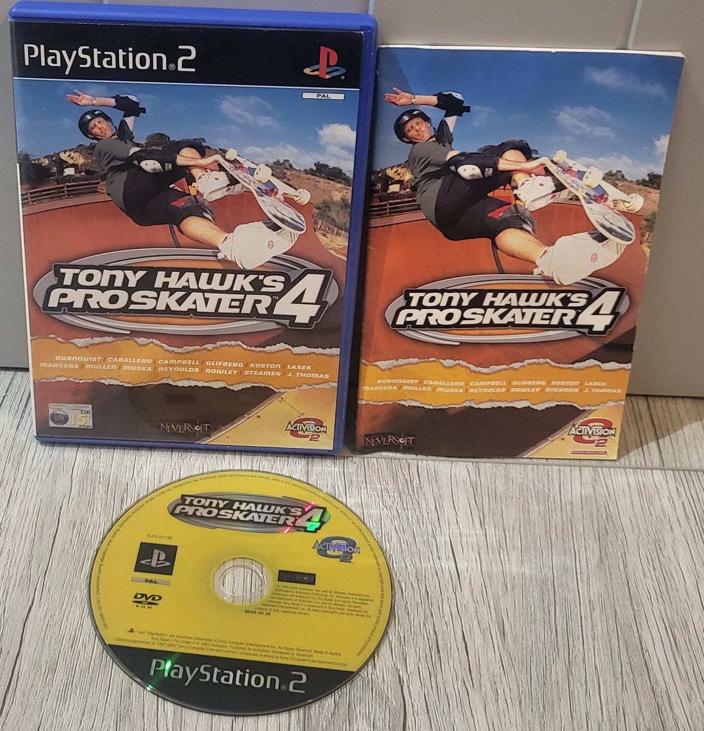 Tony Hawks Pro Skater 4 Sony Playstation 2 (PS2) Game