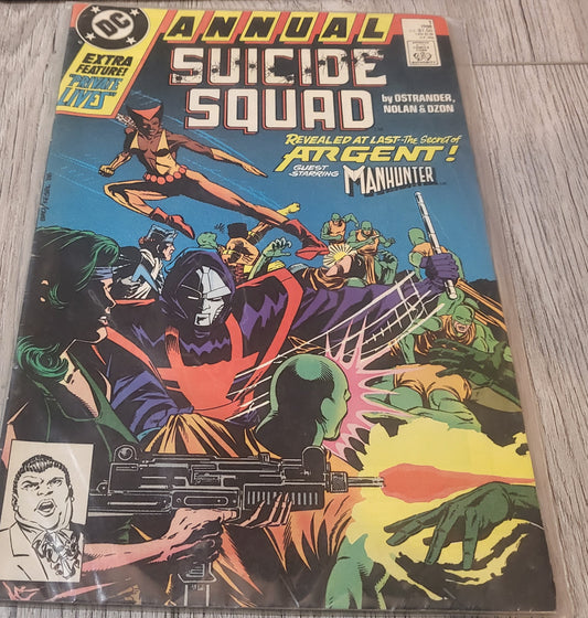 Suicide Squad Revealed at Last the Secret of Argent Featuring Manhunter Comic