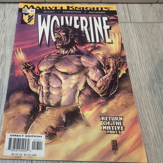 Marvel Knights Wolverine Return of the Native Part 5 Marvel Comic