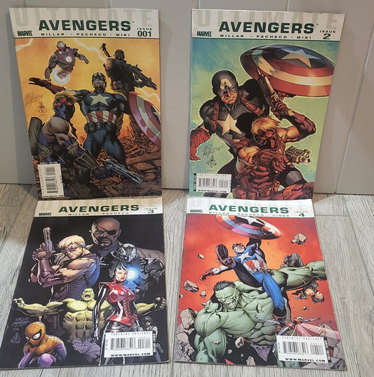 Ultimate Avengers Comics 1-4