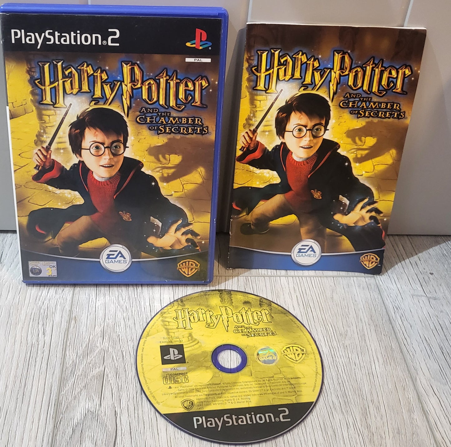Harry Potter and the Chamber of Secrets Black Label Sony Playstation 2 (PS2) Game
