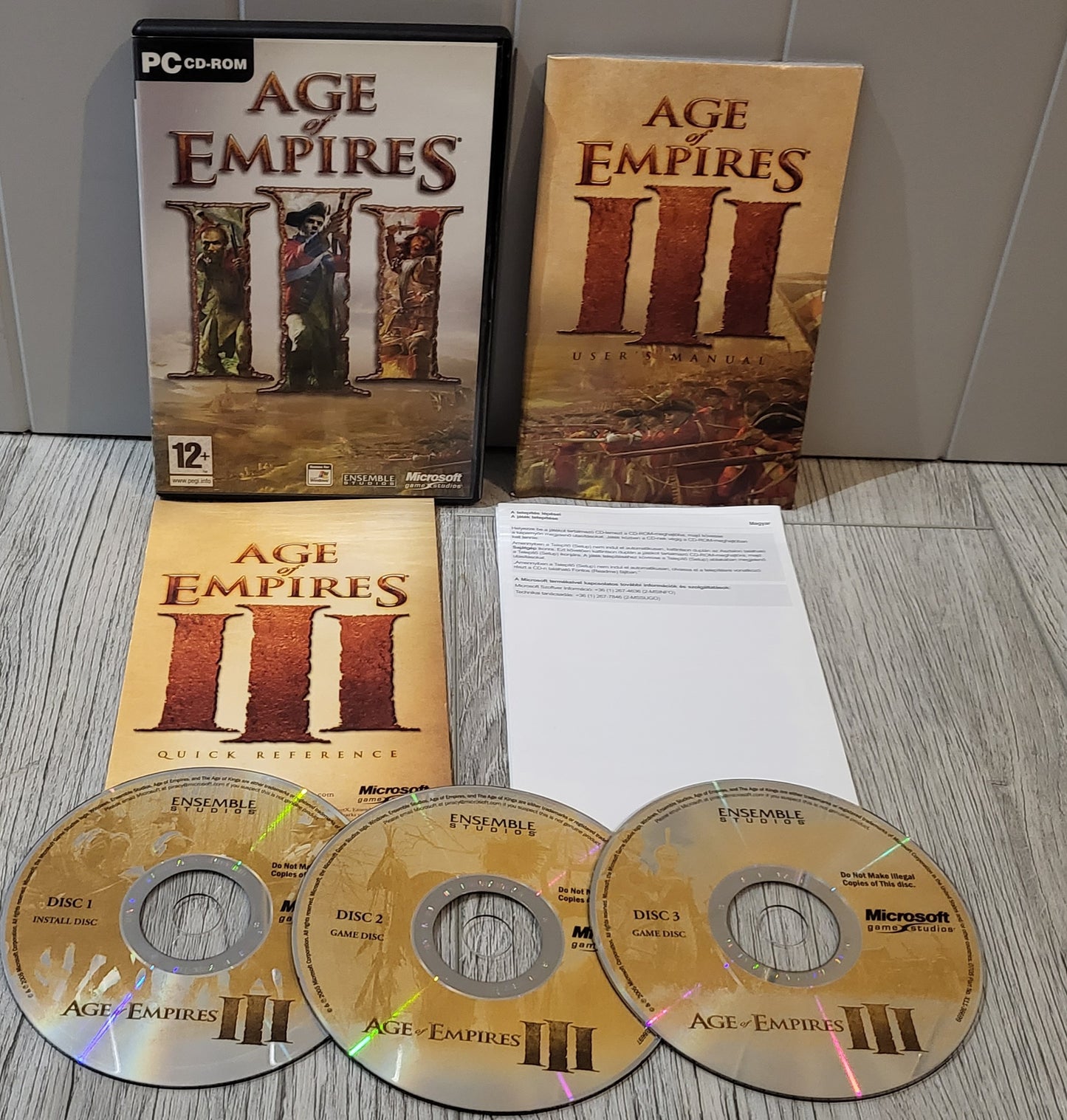 Age of Empires III with Quick Reference Guide PC