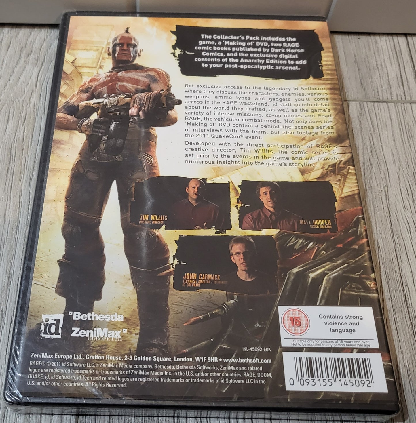 Brand New and Sealed Rage Collector's Pack PC