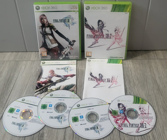 Final Fantasy XIII & XIII-2 Microsoft Xbox 360 Game Bundle