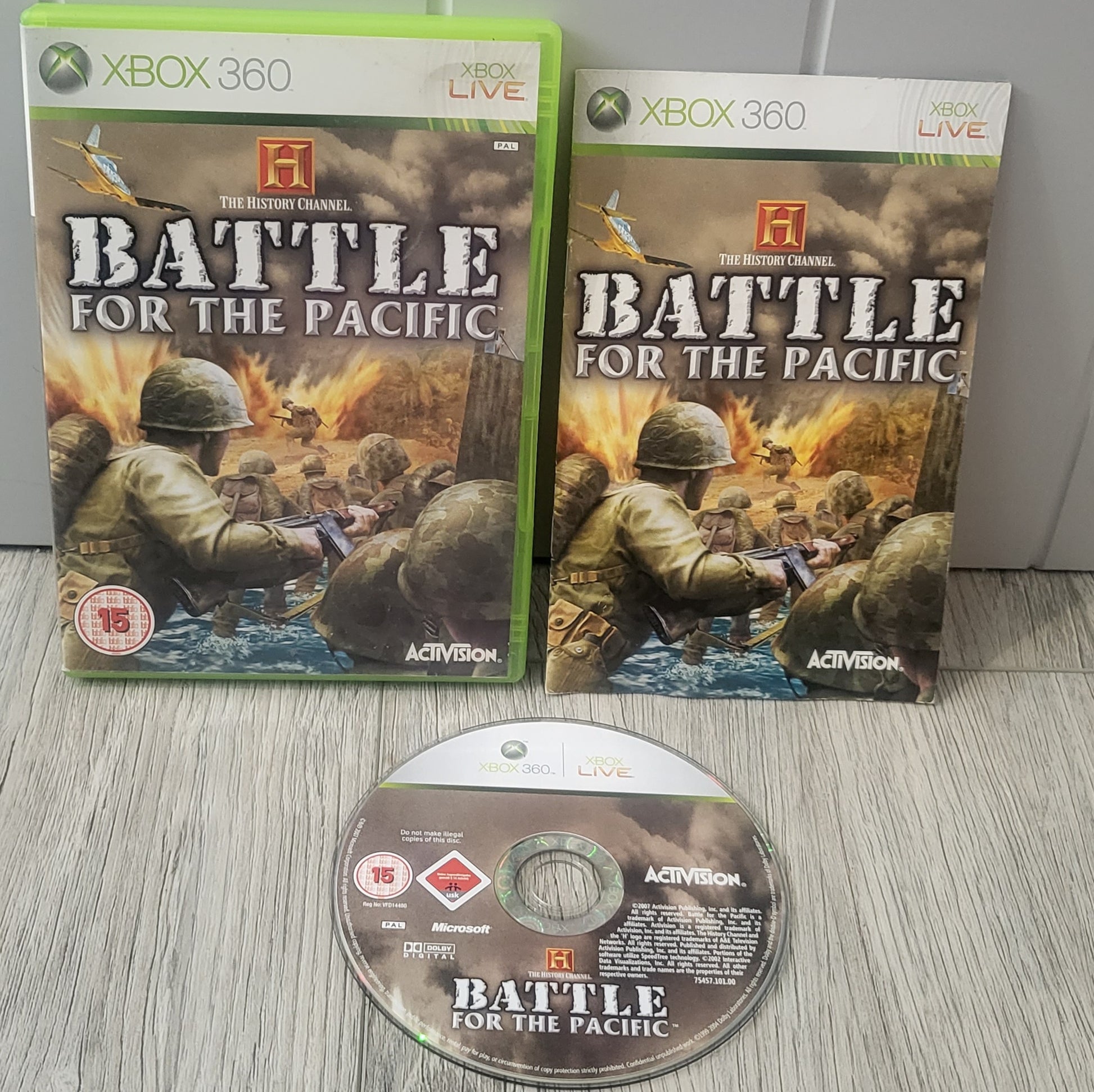 The History Channel Battle for the Pacific Microsoft Xbox 360 Game