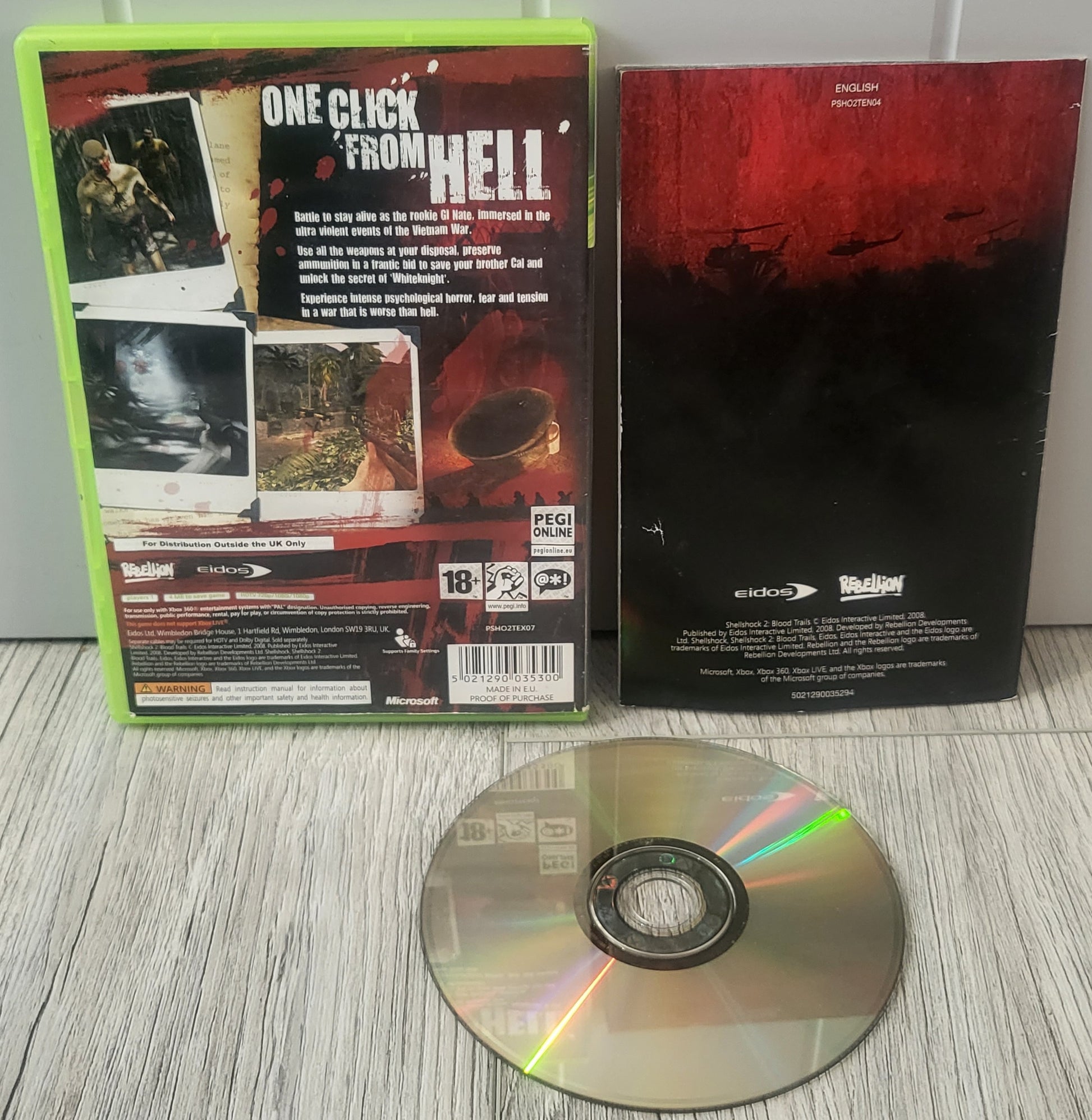 Shellshock 2 Blood Trails Microsoft Xbox 360 pal