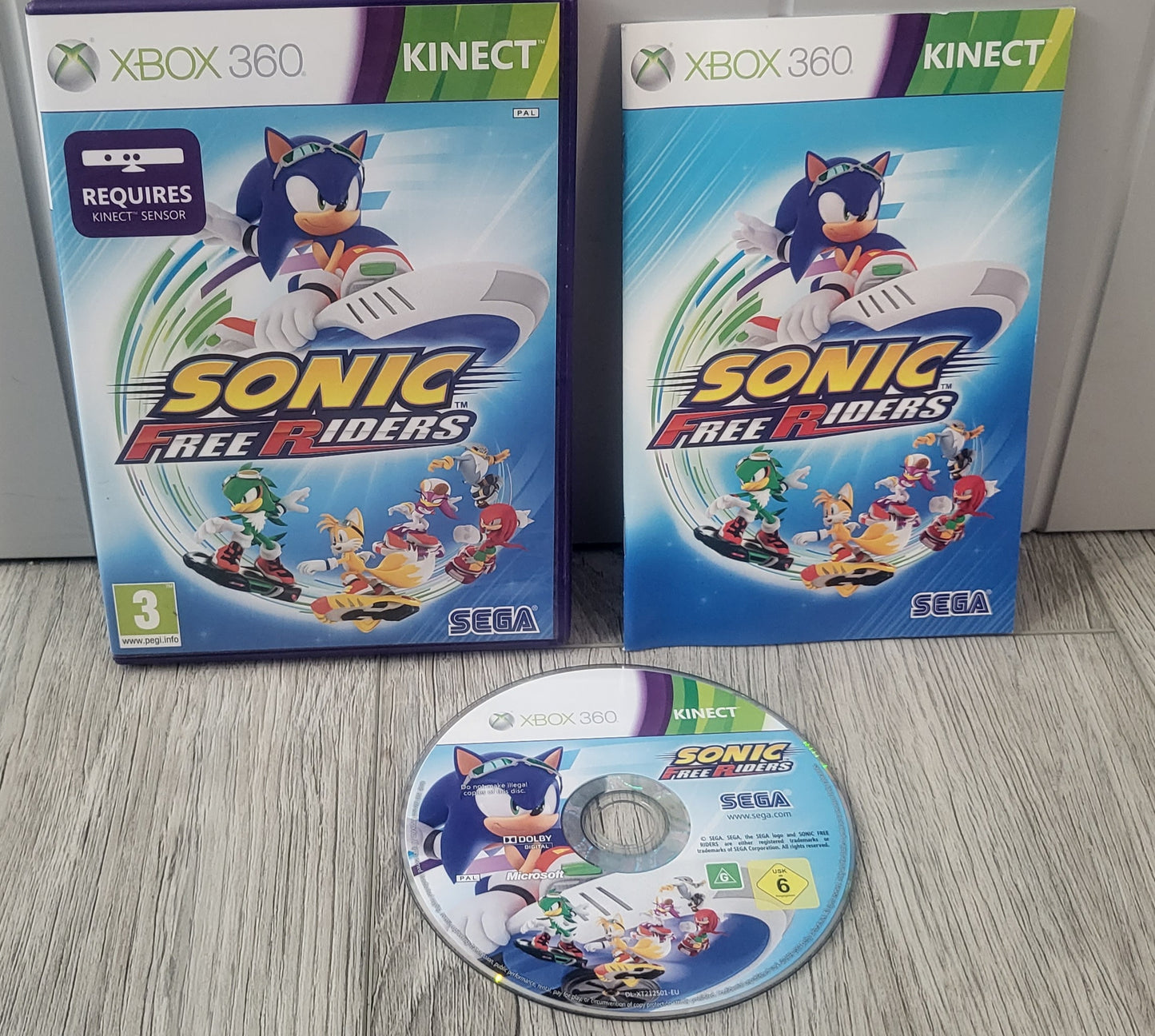 Sonic Free Riders Microsoft Xbox 360