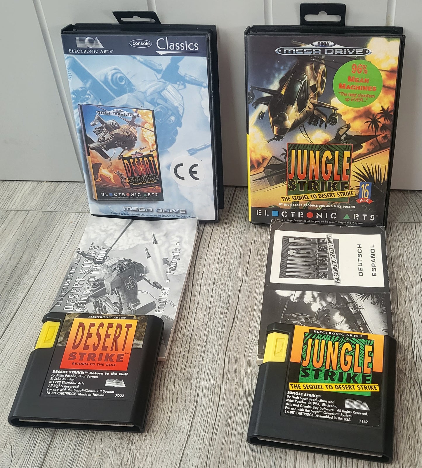 Desert & Jungle Strike Sega Mega Drive Game Bundle