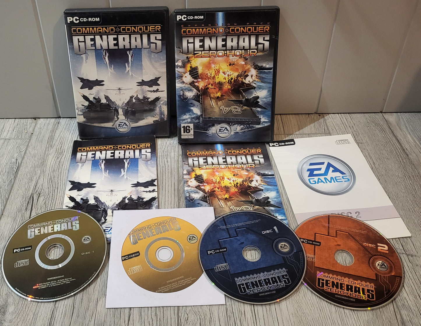 Command & Conquer Generals & Zero Hour Expansion Pack PC Game Bundle