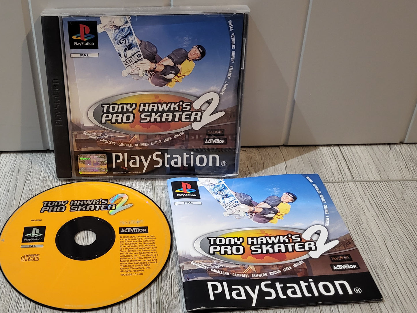 Tony Hawk's Pro Skater 2 Black Label Sony Playstation 1 (PS1) Game