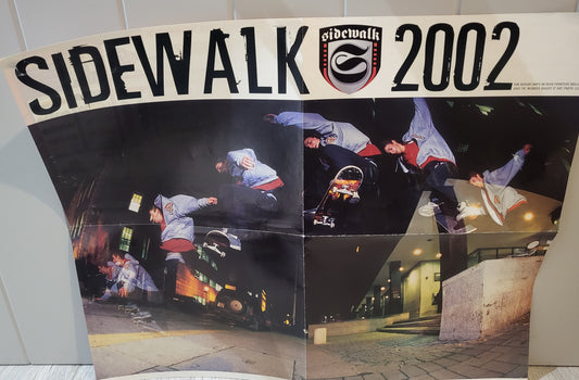 Sidewalk 2002 Poster ULTRA RARE
