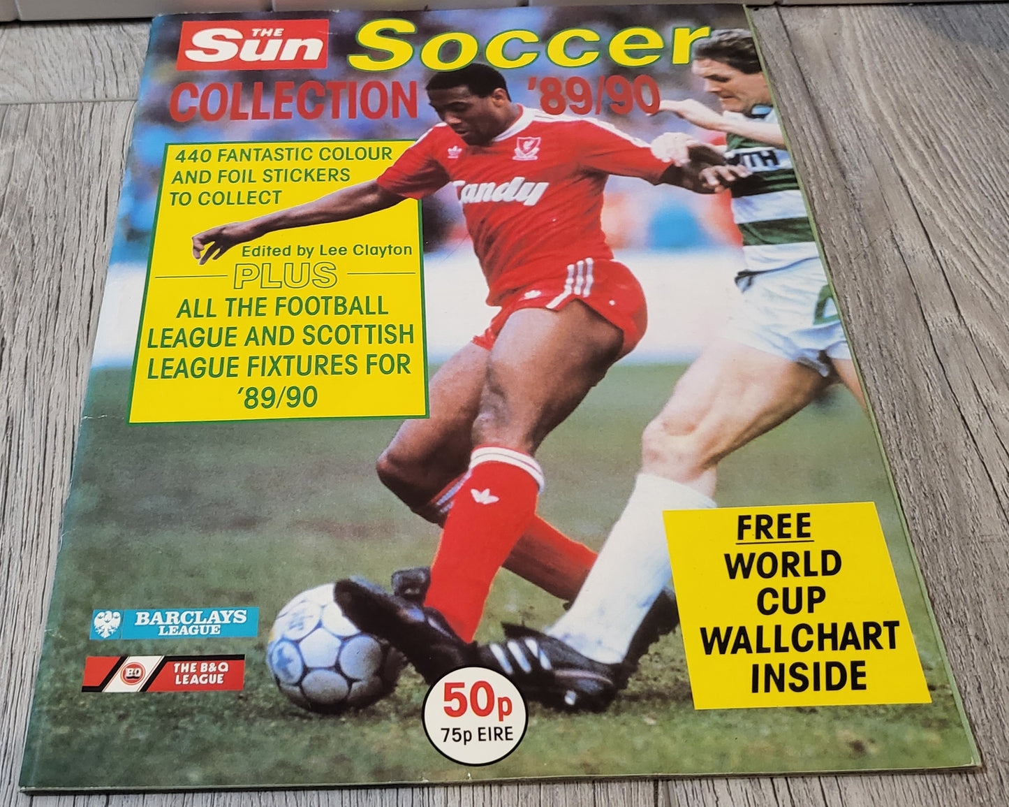 The Sun Collection 89/90 Incomplete Sticker Album