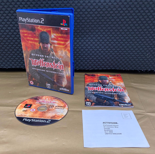 Return to Castle Wolfenstein Operation Resurrection Sony Playstation 2 (PS2) Game