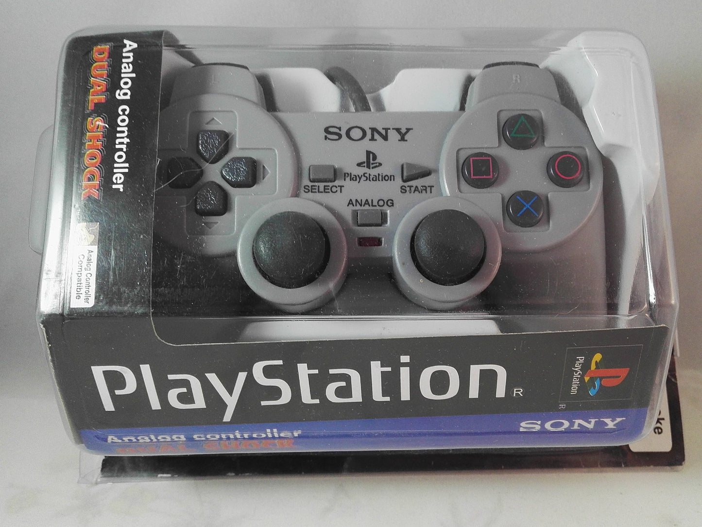 Official Sony PS1 DualShock (PSX ANALOG/BL) SCPH - 1 200 (NEW and Boxed) Accessory RARE