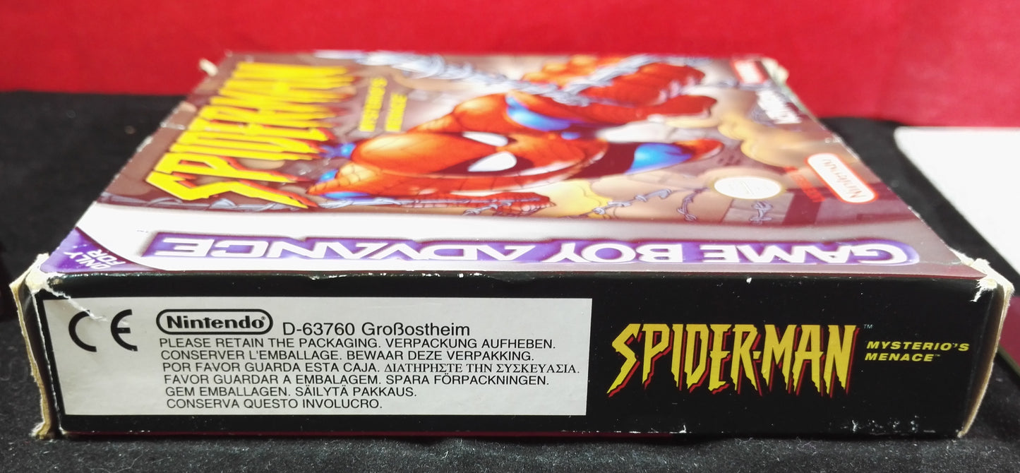 Spider-Man Mysterio's Menace Boxed and complete Nintendo Game Boy Advance Game