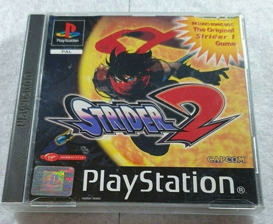 Strider 2 Sony Playstation 1 (PS1) RARE Game