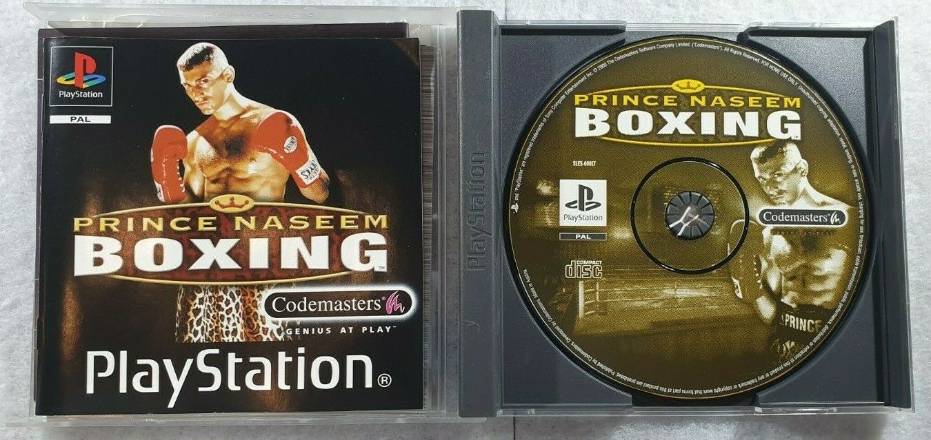 Prince Naseem Boxing AKA Mike Tyson Boxing Sony Playstation 1 (PS1) Game